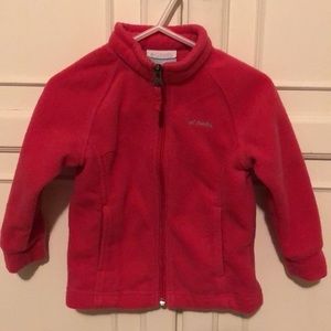 Columbia Pink Fleece Jacket
